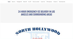 Desktop Screenshot of northhollywoodice.com